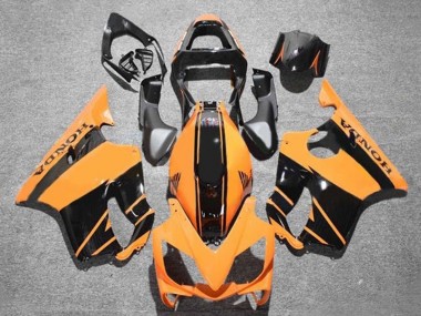 Best 2001-2003 Honda CBR600 F4i Motorcycle Fairings - Orange Glossy Black Stripe UK
