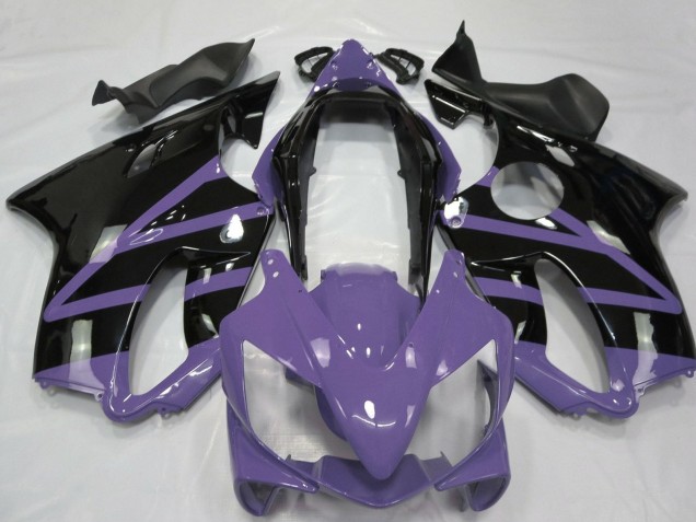 2004-2007 Honda CBR600 F4i Motorcycle Fairings - Light Purple Glossy Black UK