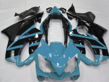 Best 2004-2007 Honda CBR600 F4i Motorcycle Fairings - Light Blue Glossy Black UK