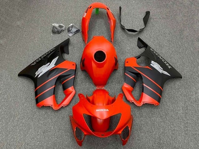 2004-2007 Honda CBR600 F4i Motorcycle Fairings - Red Matte Black UK