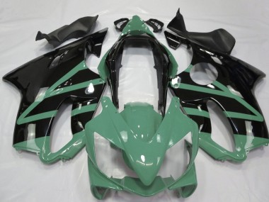 Best 2004-2007 Honda CBR600 F4i Motorcycle Fairings - Moss Green Glossy Black UK