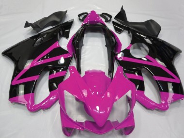 Best 2004-2007 Honda CBR600 F4i Motorcycle Fairing - Pink Glossy Black UK
