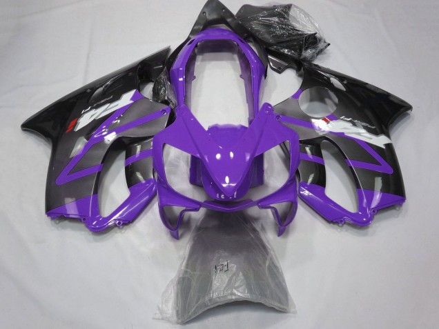 2004-2007 Honda CBR600 F4i Motorcycle Fairings - Purple Grey Glossy Black UK