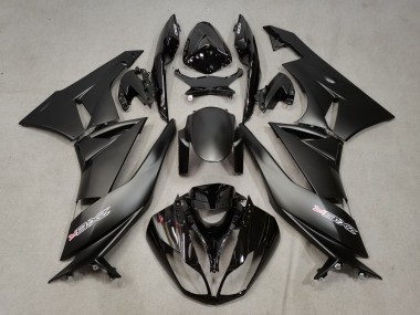 Best 2009-2012 Kawasaki ZX6R Motorcycle Fairings - Matte Black Glossy Black White Red UK