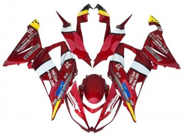 Best 2013-2018 Kawasaki ZX6R Motorcycle Fairings - Red Yellow White Blue UK