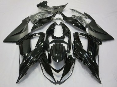 Best 2013-2018 Kawasaki ZX6R Motorcycle Fairing - Glossy Black Matte Black UK