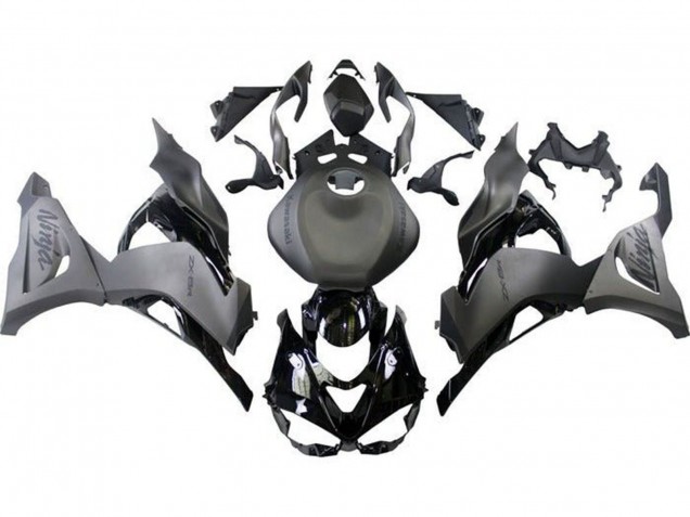 2023-2025 Kawasaki ZX6R Motorcycle Fairings - Matte Black Matte Grey Glossy Black UK