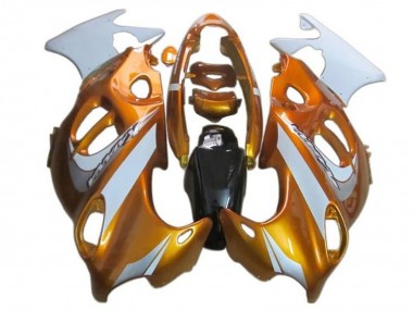 Best 2004-2006 Suzuki GSX600F/GSX750F Motorcycle Fairings - Orange White UK