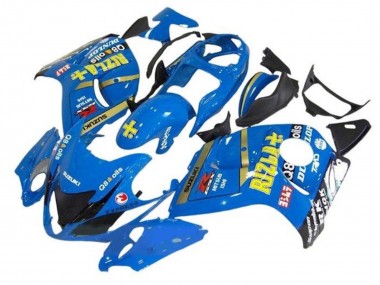 Best 2008-2020 Blue Gold Rizla Suzuki GSXR 1300 Hayabusa Motorcycle Fairings UK