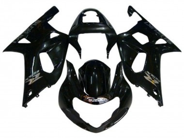 Best 2000-2002 Suzuki GSXR1000 Motorcycle Fairings - Glossy Black Chrome UK