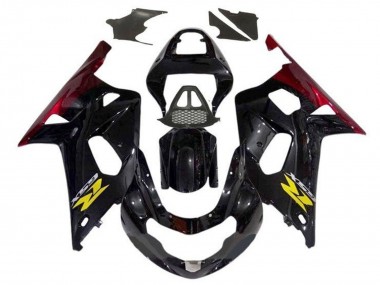 Best 2000-2002 Suzuki GSXR1000 Motorcycle Fairings - Glossy Black Red Yellow UK