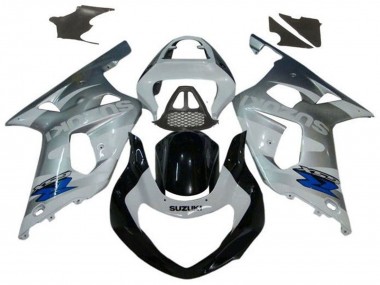 Best 2000-2002 Suzuki GSXR1000 Motorcycle Fairings - Silver White Glossy Black Blue UK