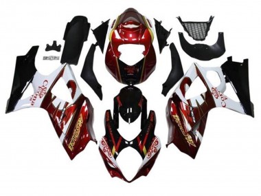 Best 2005-2006 Suzuki GSXR 1000 Motorcycle Fairings - Black Red White Gold UK