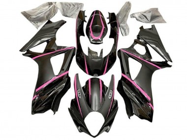 Best 2005-2006 Suzuki GSXR 1000 Motorcycle Fairings - Glossy Black Matte Black Pink UK