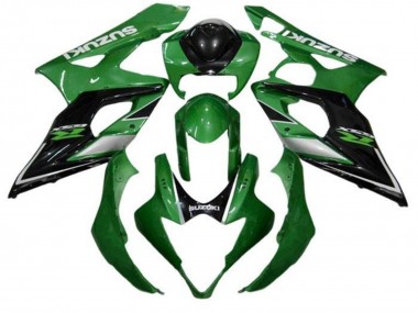Best 2005-2006 Suzuki GSXR 1000 Motorcycle Fairings - Green Black Silver UK
