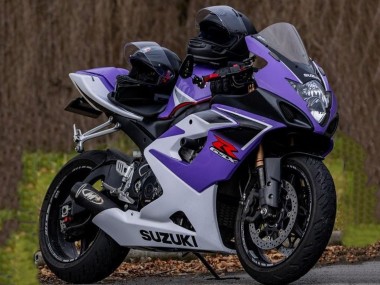 Best 2005-2006 Suzuki GSXR 1000 Motorcycle Fairings - Purple White UK