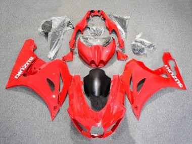 Best 2017-2024 Suzuki GSXR1000 Motorcycle Fairings - Red White Matte Black UK