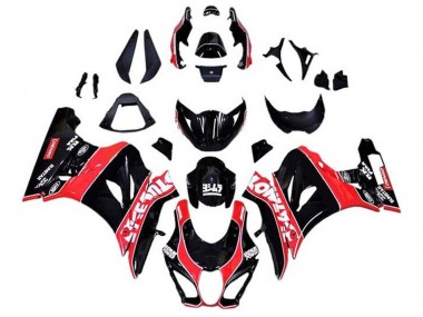 Best 2017-2024 Suzuki GSXR1000 Motorcycle Fairings - Glossy Black Red White Pinstripe UK