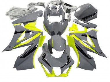 Best 2017-2024 Suzuki GSXR1000 Motorcycle Fairings - Grey Yellow Black UK