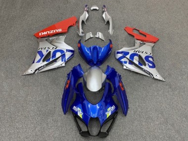 Best 2017-2024 Suzuki GSXR1000 Motorcycle Fairings - Blue Silver Red UK