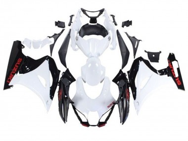 Best 2017-2024 Suzuki GSXR1000 Motorcycle Fairings - White Black Red UK