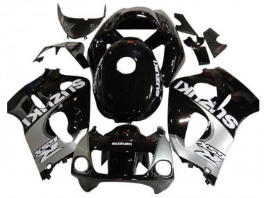Best 1996-2000 Suzuki GSXR 600 / GSXR 750 Motorcycle Fairings - Black Silver UK