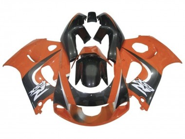 Best 1996-2000 Suzuki GSXR 600 / GSXR 750 Motorcycle Fairings - Orange Black UK