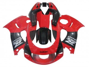 Best 1996-2000 Suzuki GSXR 600 / GSXR 750 Motorcycle Fairings - Red Black Grey UK