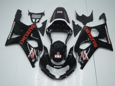 Best 2001-2003 Suzuki GSXR 600 / GSXR 750 Motorcycle Fairings - Glossy Black Red White Yoshimura UK