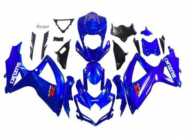 2008-2010 Suzuki GSXR 600 / GSXR 750 Motorcycle Fairing - Blue White Red UK