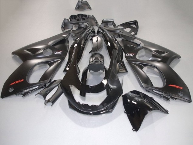 1996-2007 Yamaha YZF600R Thundercat Motorcycle Fairings - Matte Black Glossy Black Red UK