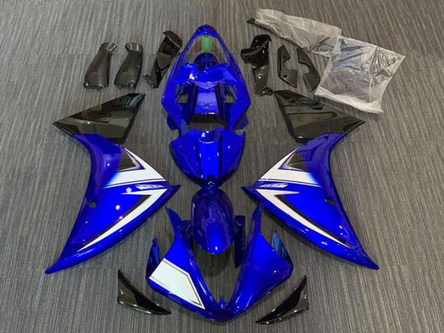 2009-2011 Yamaha YZF 1000 R1 Motorcycle Fairings - Blue White Black UK