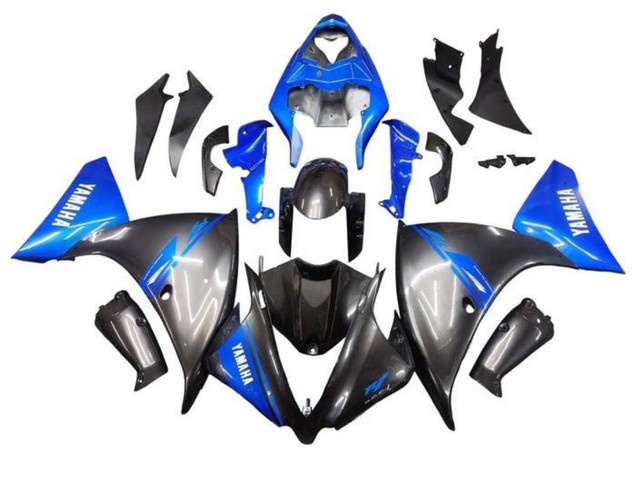 2009-2011 Yamaha YZF 1000 R1 Motorcycle Fairings - Blue Grey Black UK