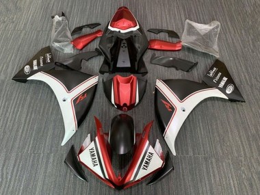 Best 2009-2011 Yamaha YZF 1000 R1 Motorcycle Fairings - White Red Matte Black UK