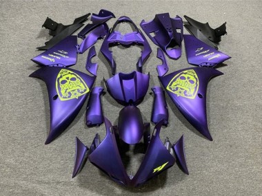 Best 2009-2011 Yamaha YZF 1000 R1 Motorcycle Fairings - Purple Neon Yellow UK