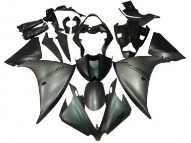 Best 2009-2011 Yamaha YZF 1000 R1 Motorcycle Fairings - Silver Matte Black UK