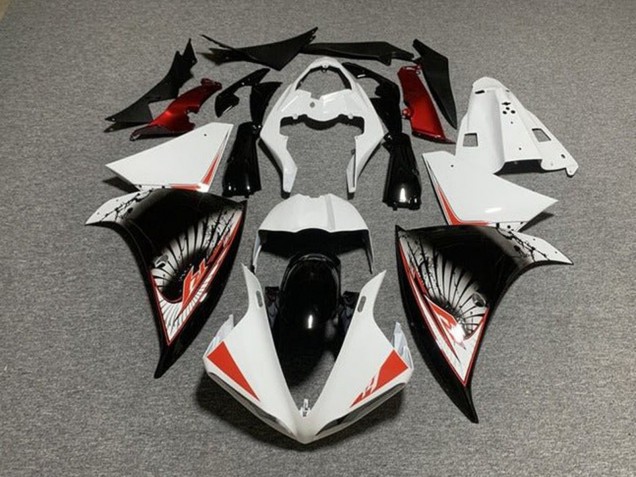 2009-2011 Yamaha YZF 1000 R1 Motorcycle Fairing Kits - White Red Black UK