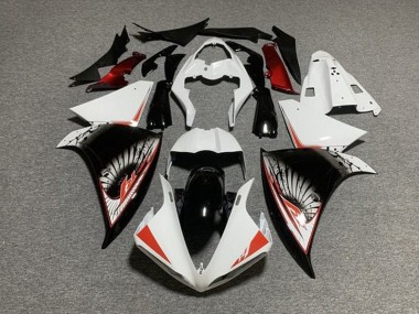 Best 2012-2014 Yamaha YZF 1000 R1 Motorcycle Fairing - White Red Black UK