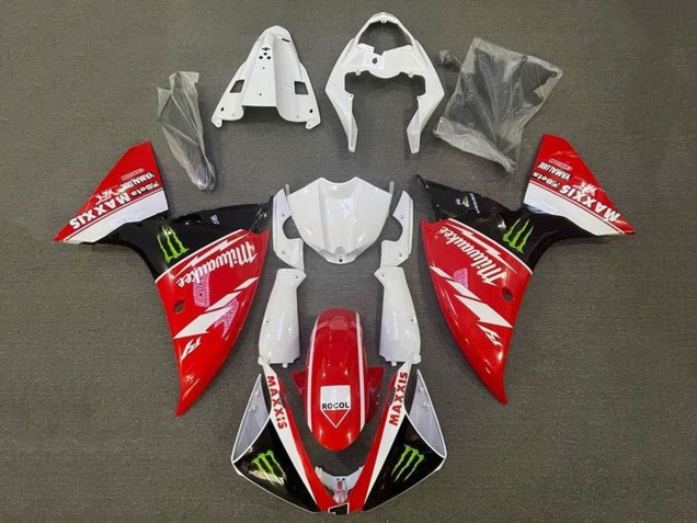 2012-2014 Yamaha YZF 1000 R1 Motorcycle Fairings - White Red Black Green Milwaukee Maxxis Monster UK