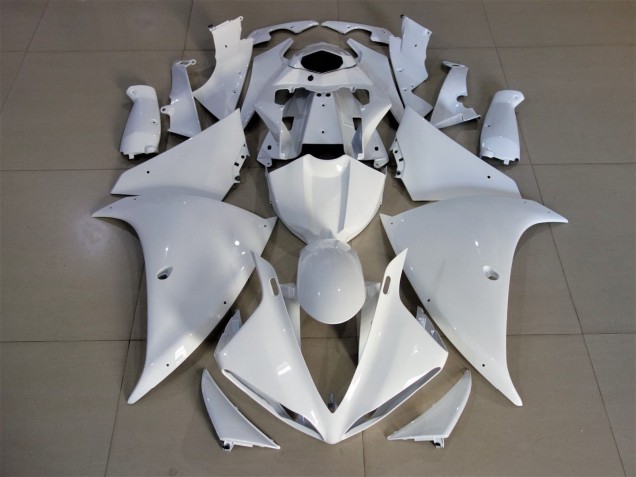 2012-2014 Yamaha YZF 1000 R1 Motorcycle Fairings - White UK