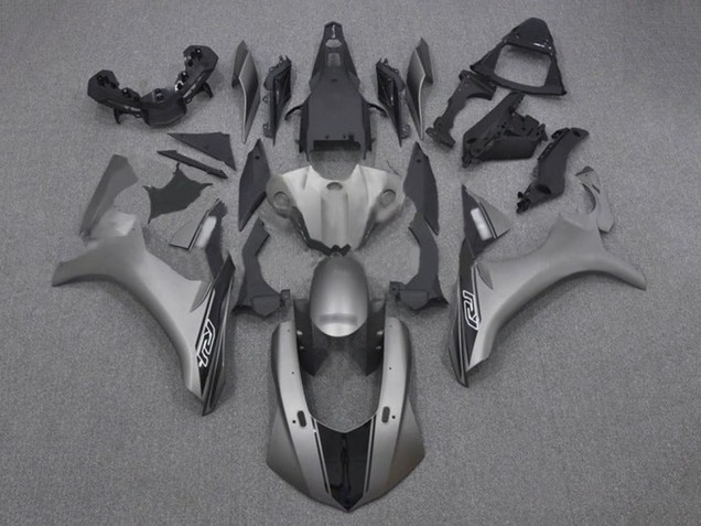 2015-2019 Yamaha YZF 1000 R1 Motorcycle Fairing - Matte Black Glossy Black UK