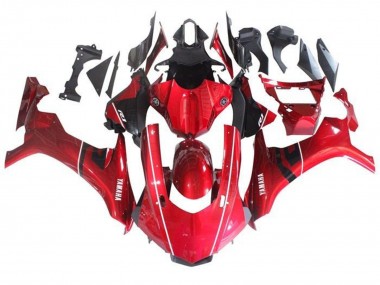 Best 2015-2019 Yamaha YZF 1000 R1 Motorcycle Fairing - Red Black White Stripe UK