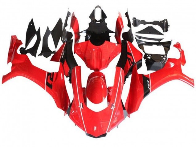 2015-2019 Yamaha YZF 1000 R1 Motorcycle Fairings - Red Black White Stripe UK