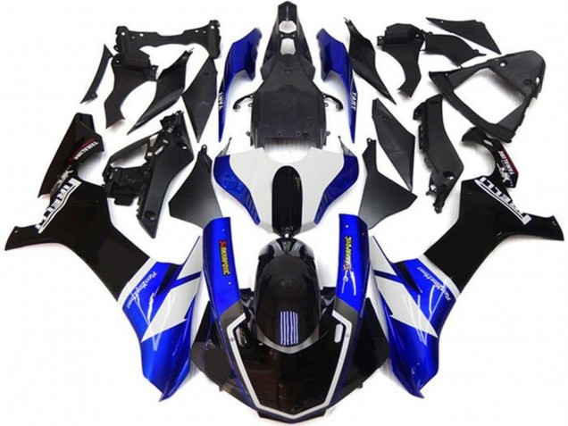 2015-2019 Yamaha YZF 1000 R1 Motorcycle Fairing Kits - Blue White Glossy Black UK