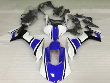 Best 2015-2019 Yamaha YZF 1000 R1 Motorcycle Fairing - White Blue Black UK