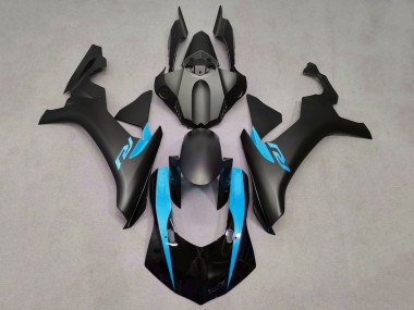 Best 2015-2019 Yamaha YZF 1000 R1 Motorcycle Fairings - Matte Black Glossy Black Light Blue UK