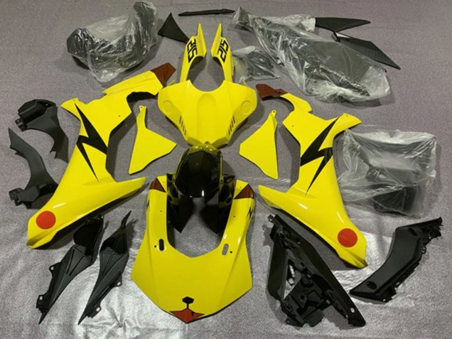 2020-2025 Yamaha YZF 1000 R1 Motorcycle Fairings - Yellow Red Pikachu UK