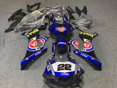 Best 2020-2025 Yamaha YZF 1000 R1 Motorcycle Fairings - Blue White Black Red Pata UK