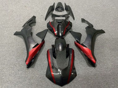 Best 2020-2025 Yamaha YZF 1000 R1 Motorcycle Fairings - Faux Carbon Fiber Red UK