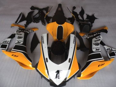 Best 2020-2025 Yamaha YZF 1000 R1 Motorcycle Fairings - Orange White Black UK